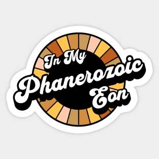 Earth Science - Phanerozoic Eon - Geology Sticker